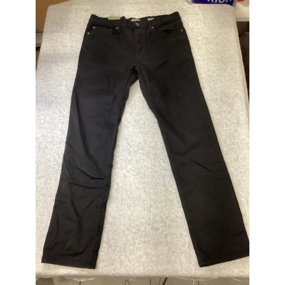 Goodfellow & Co Mens Slim Straight Chino Pants Black Total Flex‎ 34x34 NEW